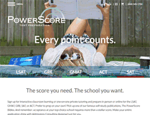 Tablet Screenshot of powerscore.com